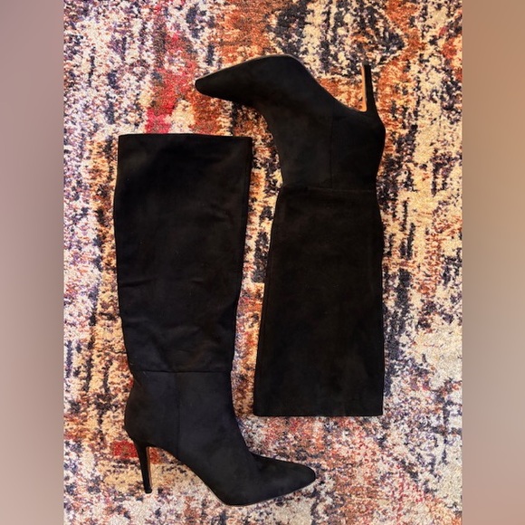 Steven By Steve Madden Lido Knee-High Boot, Black - Picture 2 of 6